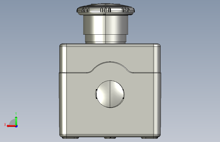 XB2-BS542C施耐德XB2系列旋转复位式金属头急 背面视图