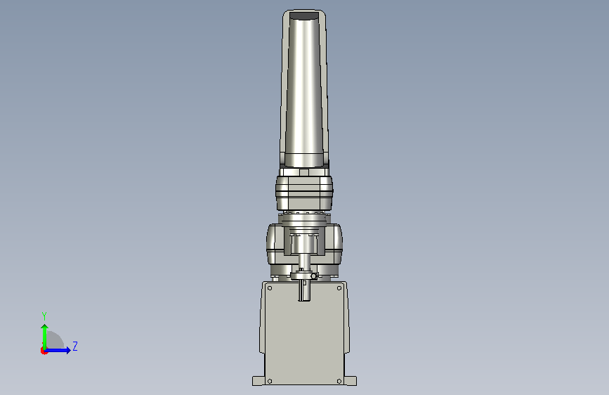 YK700XG-200最大磨削行程200mm数控高精度斜 左侧视图