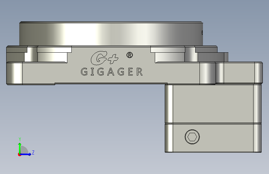 ZCN130-10K-SV.IGS行程130mm 左侧视图