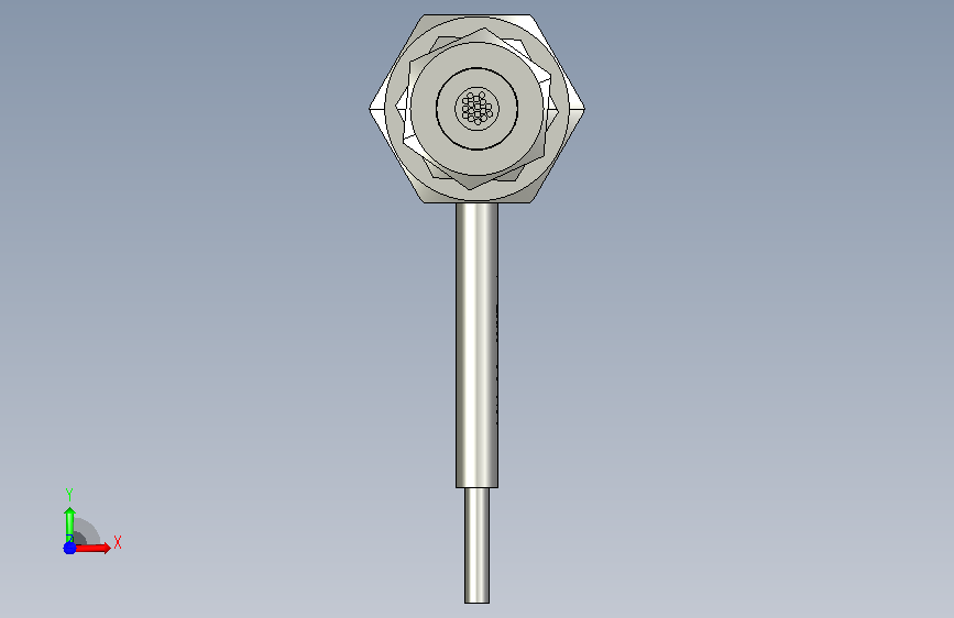 ZJH10-4组合式信号继电器额定整定电流10A4 正面视图