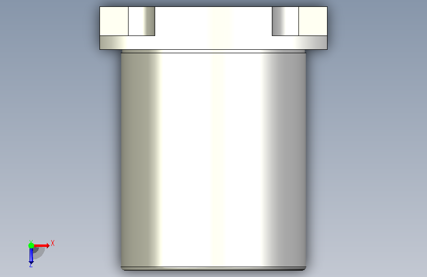标准型直线轴承LM10UU采用精密轴承钢及高分子保持架制造,具备 俯视图