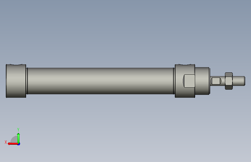 冲压外圈滚针轴承型号MA20x75SU(0)中文注释 背面视图