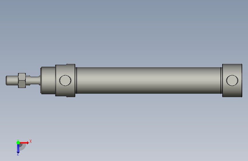 冲压外圈滚针轴承型号MA20x75SU(0)中文注释 俯视图