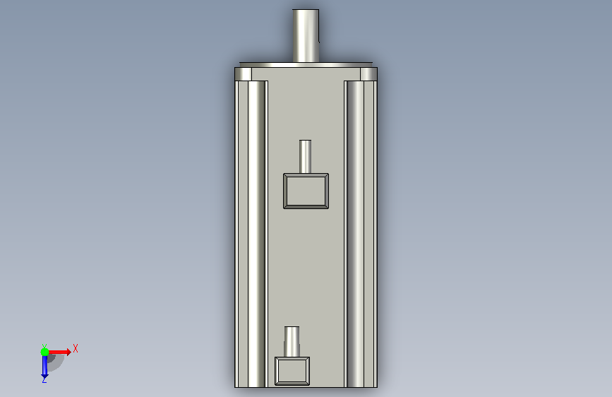 伺服电机SGMJV08ADA6C安川Σ-V系列750W 俯视图