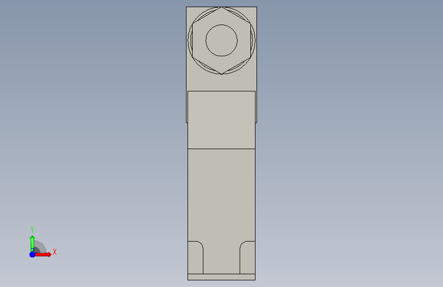 电磁阀型号SY5120-5DZ-01-Q中文注释: 正面视图