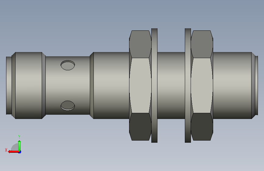 电感式接近开关型号:BALLUFFBESM12ME-PSC40 背面视图