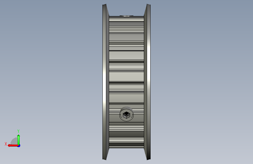 工业级圆形连接器型号ATPA19L050-A-N30带 背面视图