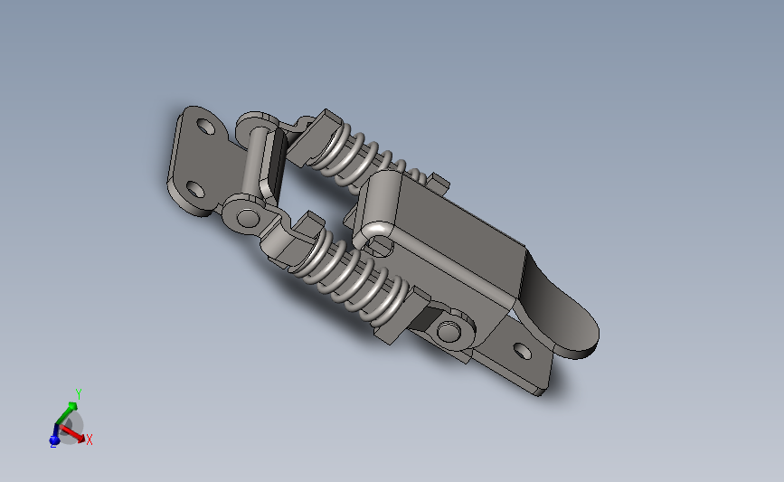 宜家注塑弹簧扣_SOLIDWORKS_收费图纸_模型下载 – 懒石网