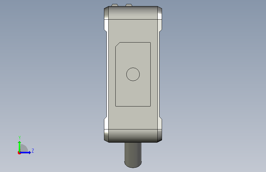 光电传感器PZ-G101_102放大器内置型 左侧视图