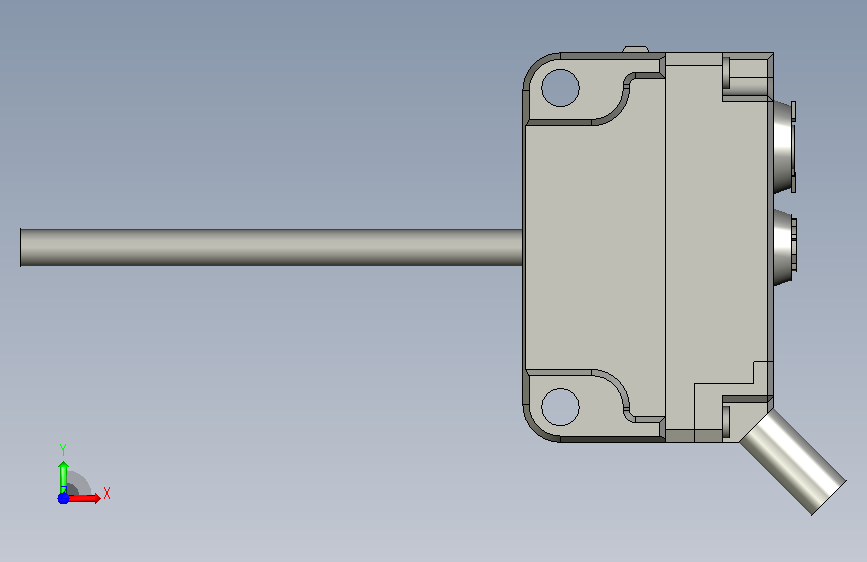 光电传感器PZ-G101_102放大器内置型 正面视图