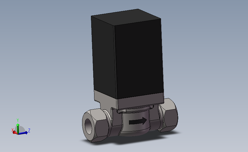 电磁阀3D模型