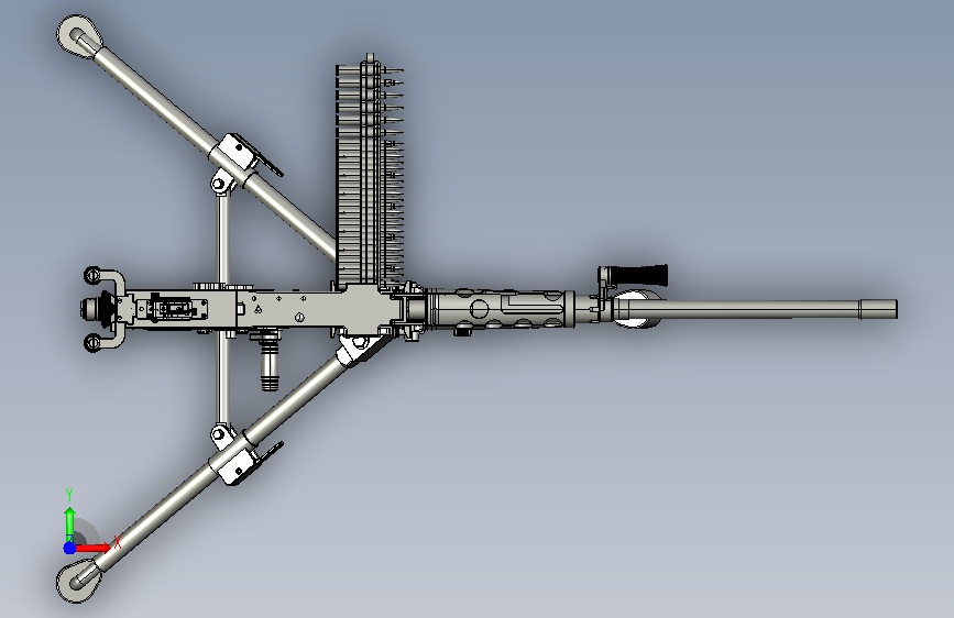 m2hb 模型源文件 正面视图
