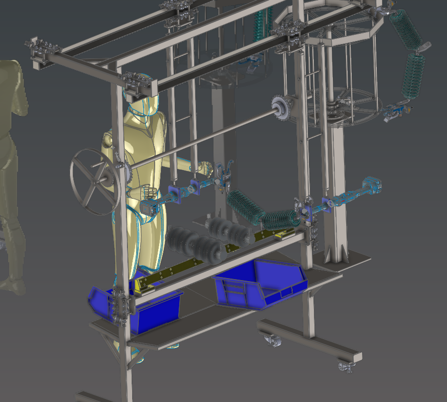 A0018487-扭矩工具支撑导轨系统拧螺丝工作站台