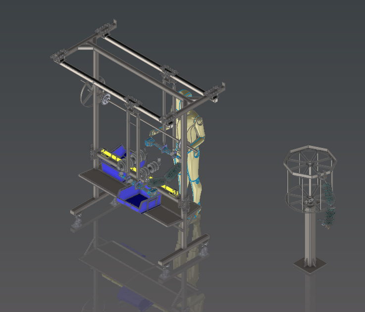 A0018487-扭矩工具支撑导轨系统拧螺丝工作站台