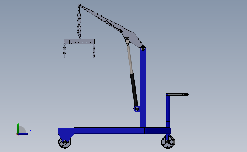 吊车 Solidworks 2016 模型图纸下载 懒石网