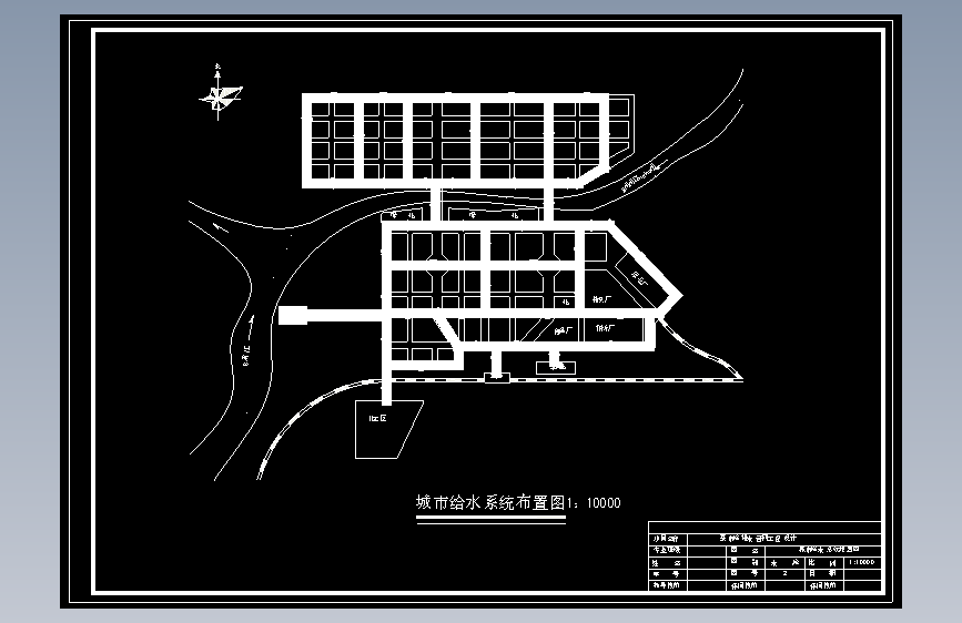 某市给排水管网工程系统设计--1116729--250 主视图