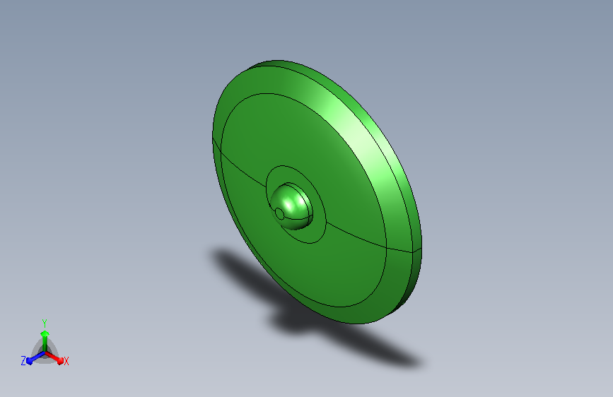 杯盖模具3d图纸