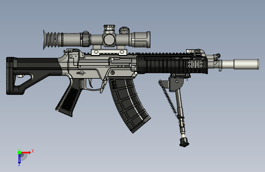 qbz192 俯视图