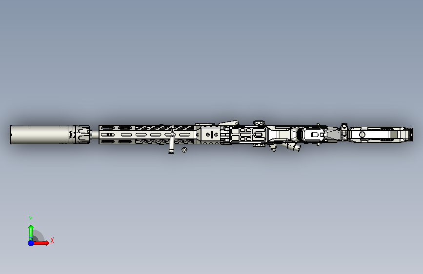 xm7 模型源文件 正面视图