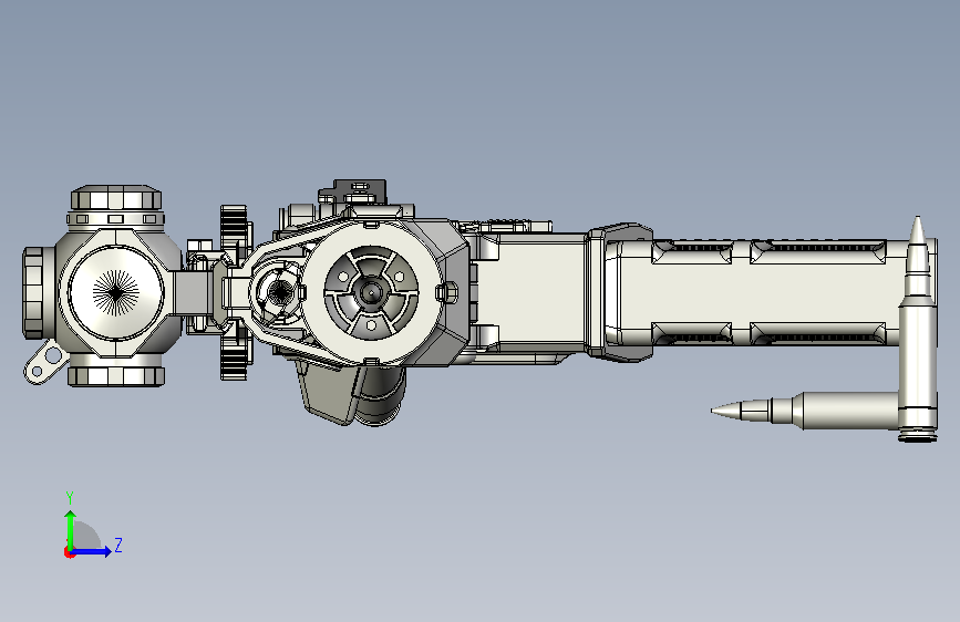 xm7 模型源文件 左侧视图