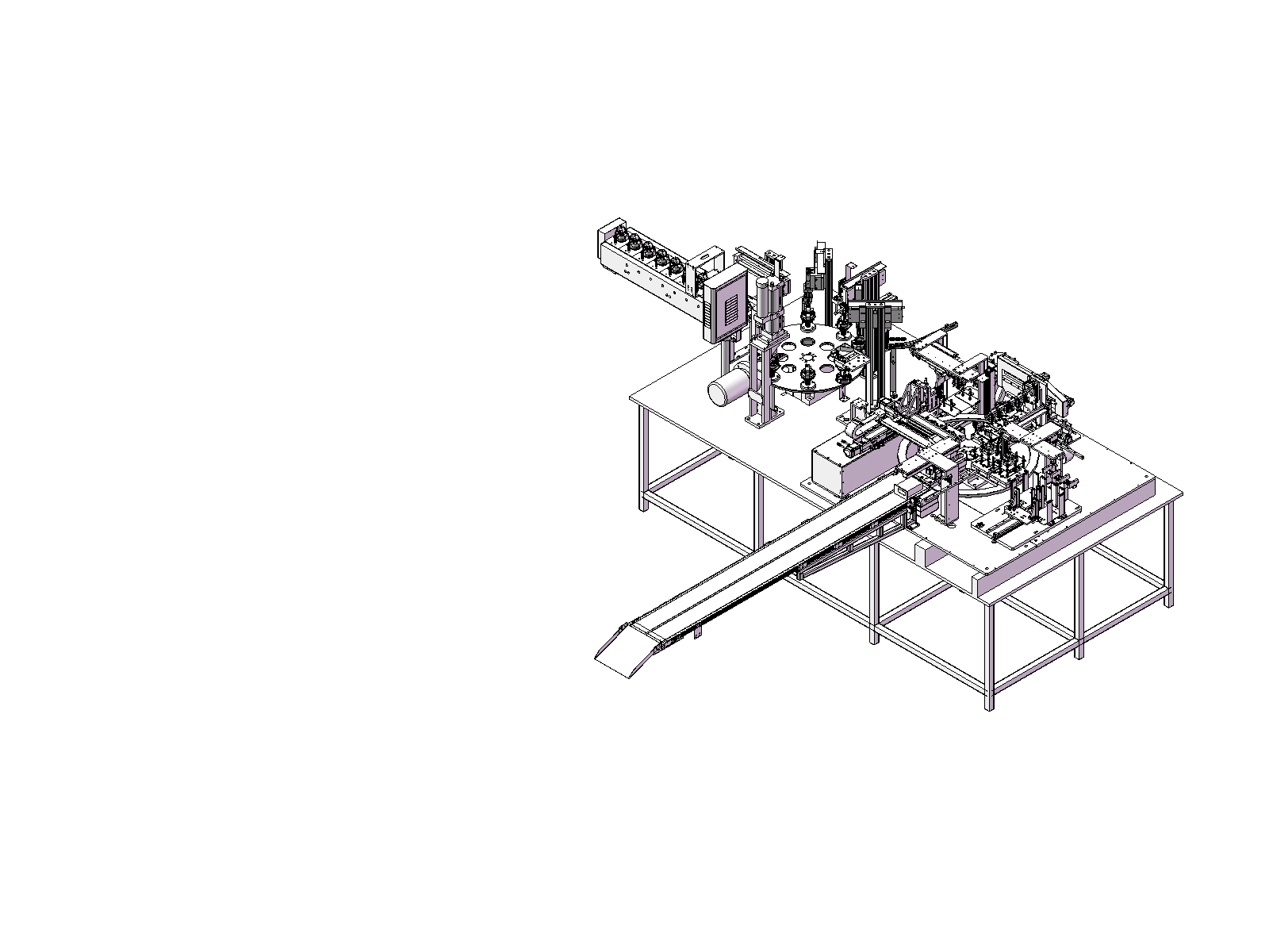 非标自动化转盘式铜片组装装置
