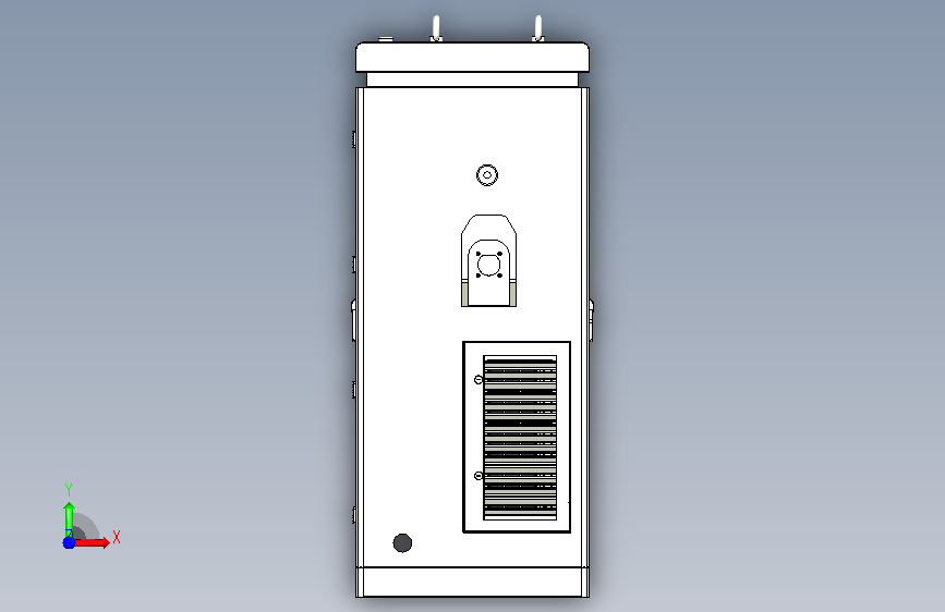320KW直流充电桩 正面视图