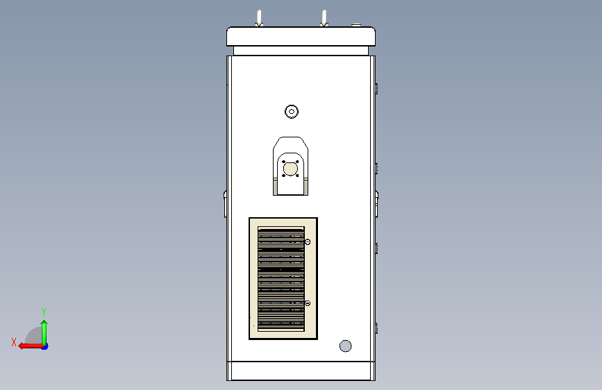 320KW直流充电桩 背面视图