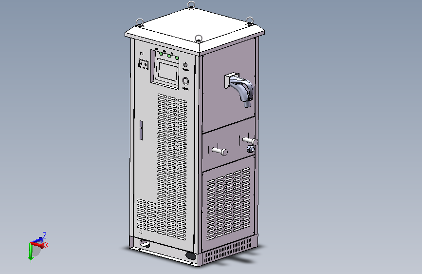 120kw 一体式充电机-单枪 主视图