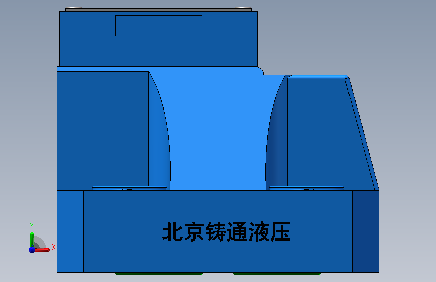 S型板式单向阀_S10P 正面视图