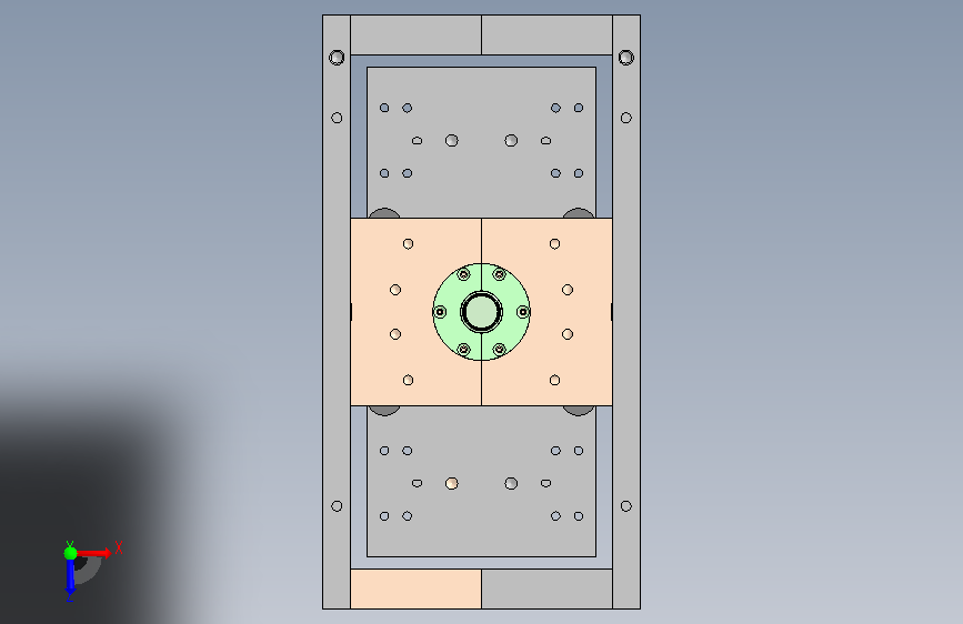 A0018565-饮料包装PET瓶模具 俯视图