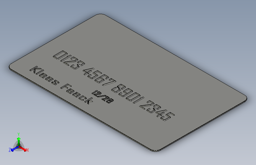A0018597-塑料货币 主视图