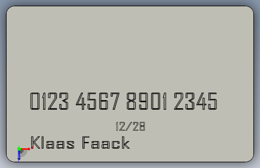 A0018597-塑料货币 俯视图