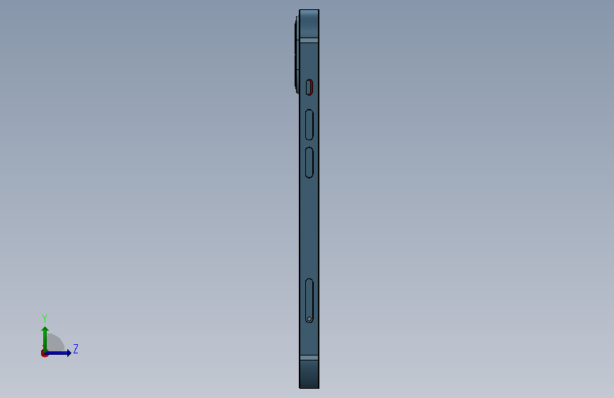苹果 iPhone 13 左侧视图