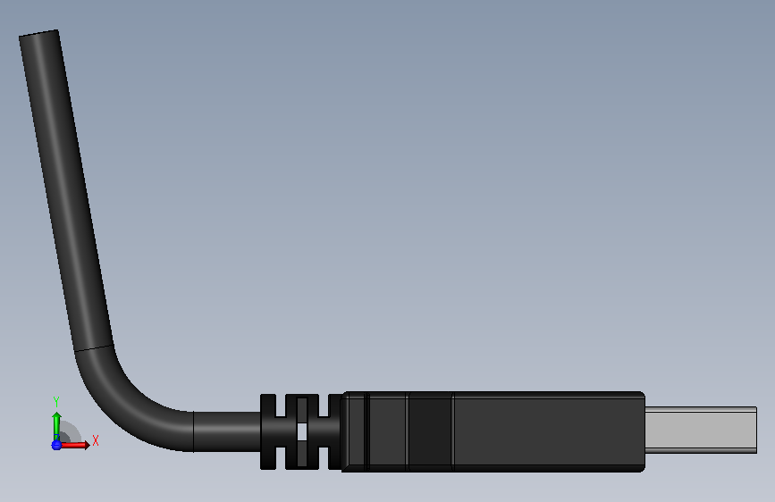 USB-A 正面视图