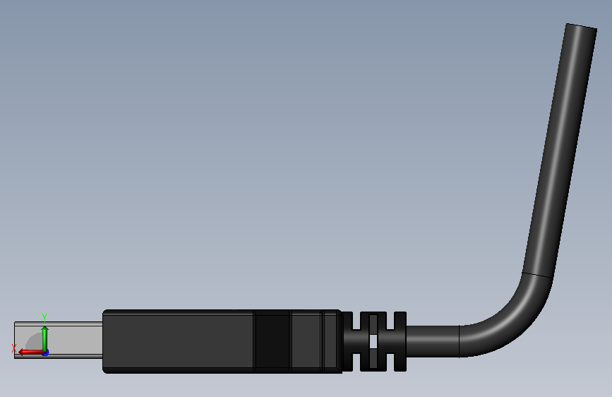 USB-A 背面视图