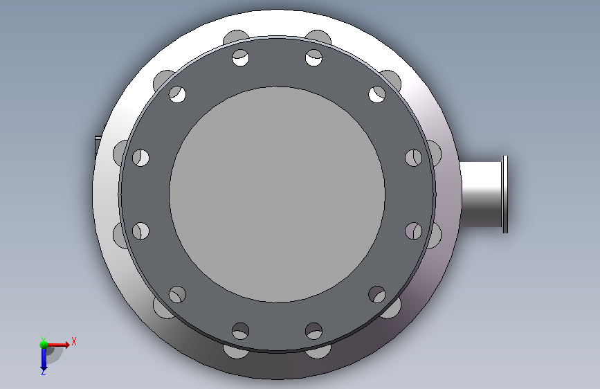 莱宝 磁悬浮分子泵TURBOVAC MAG W 830C参考模型 俯视图