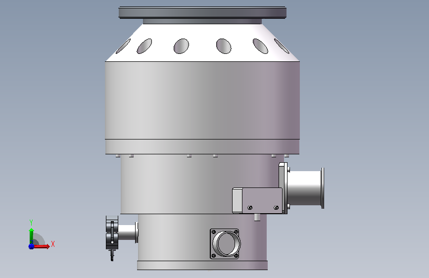 莱宝 磁悬浮分子泵TURBOVAC MAG W 830C参考模型 正面视图