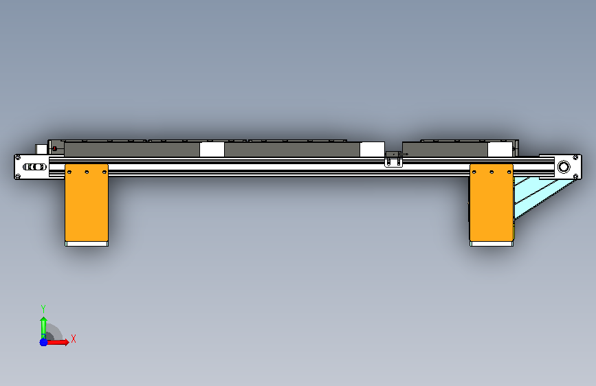 CKTZ994-000 双列皮带输送机 正面视图