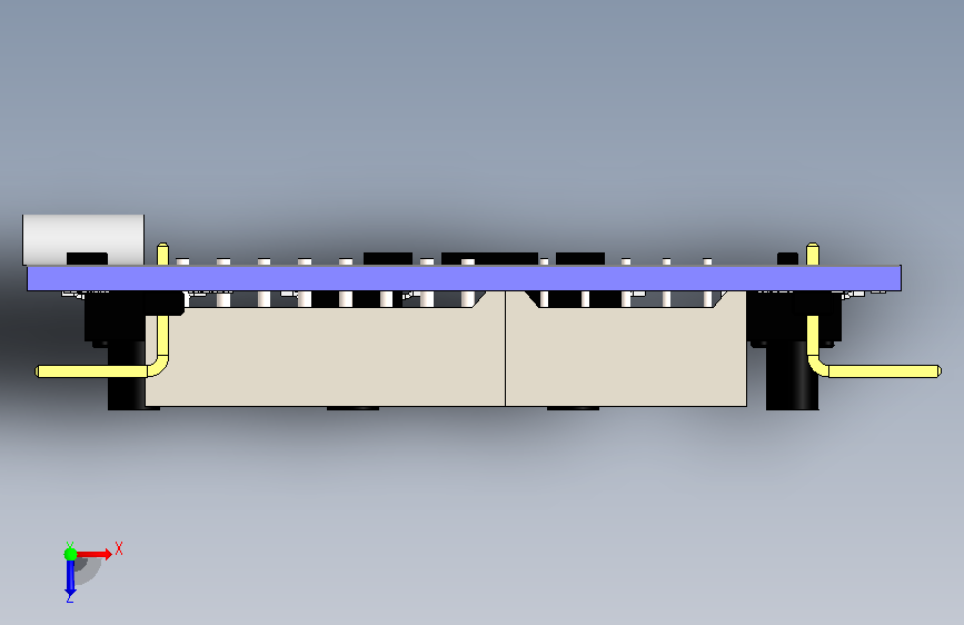 A0018641-HX710-HX711惠斯通桥传感器显示卡 俯视图