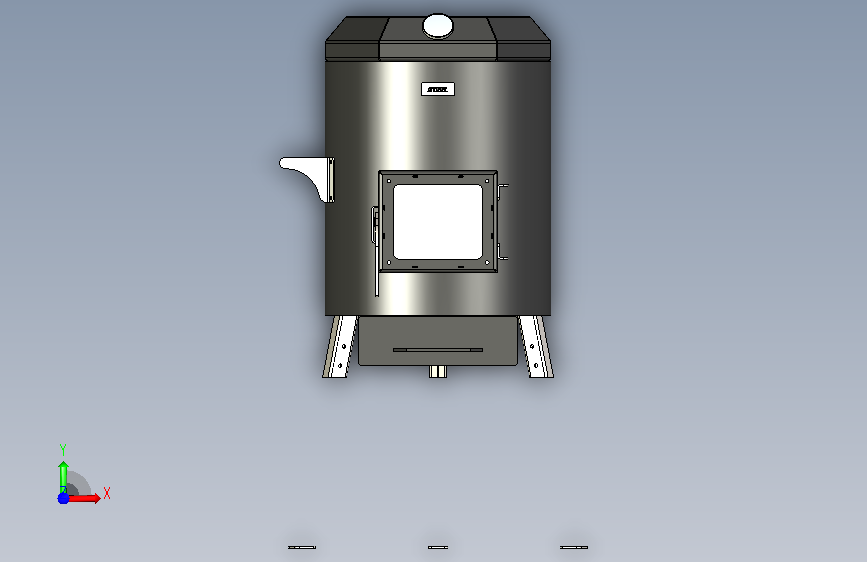 炉子 RS1 正面视图