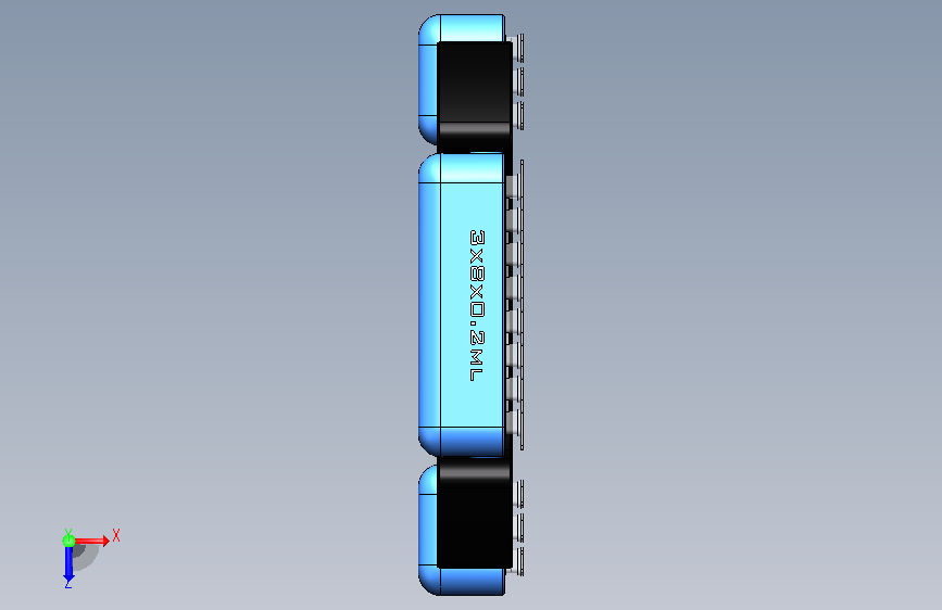 12xPCR8排管转子=579034=40 俯视图
