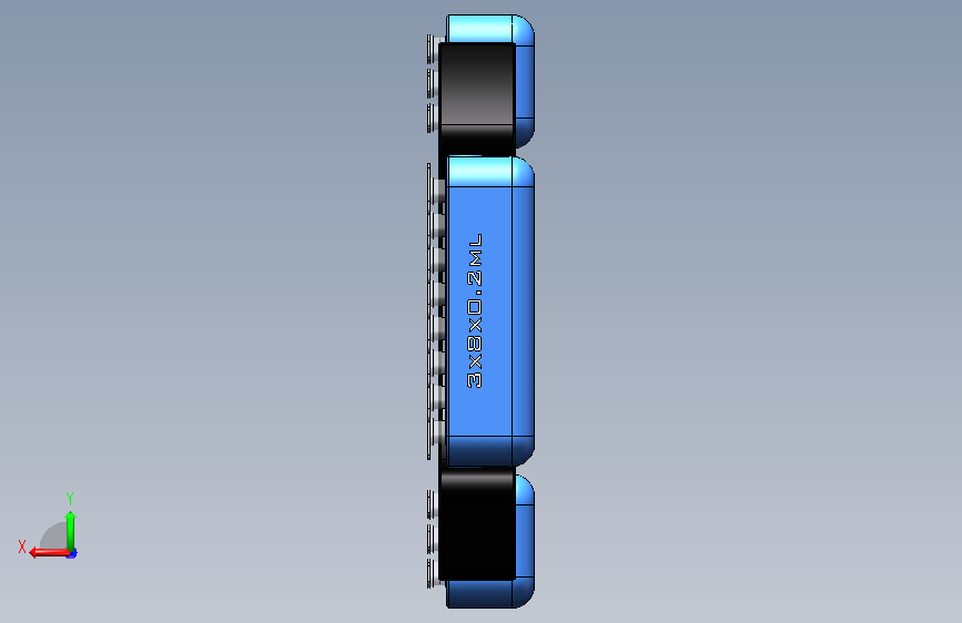12xPCR8排管转子=579034=40 背面视图