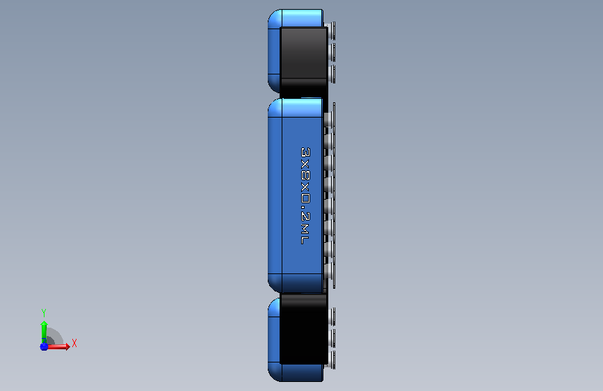 12xPCR8排管转子=579034=40 正面视图