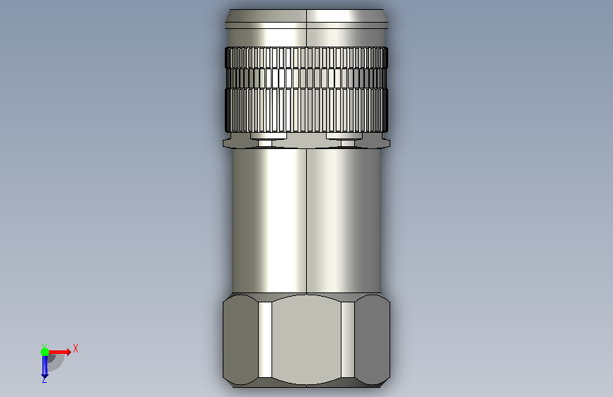 气动快接接头-重型耦合器_HF-371-8FP-S 俯视图