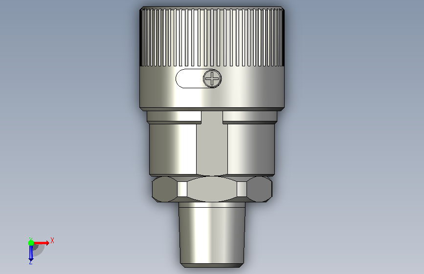 气动快接接头-转锁式联轴器_TL-501-6MP 俯视图