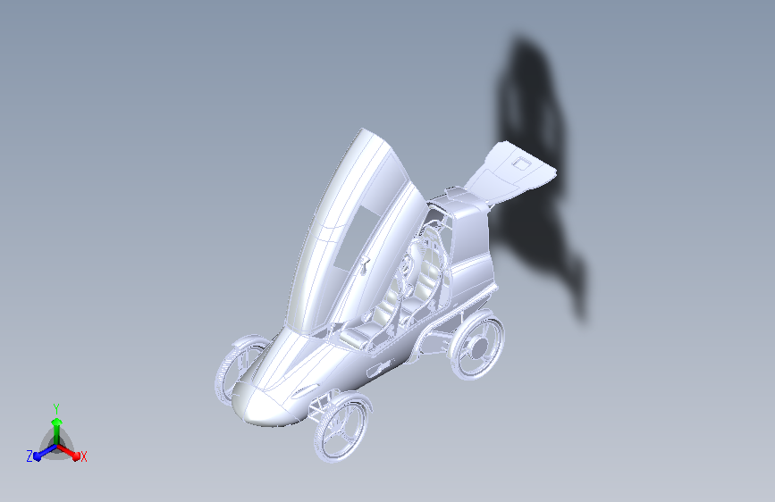 V3简易单座四轮小型车