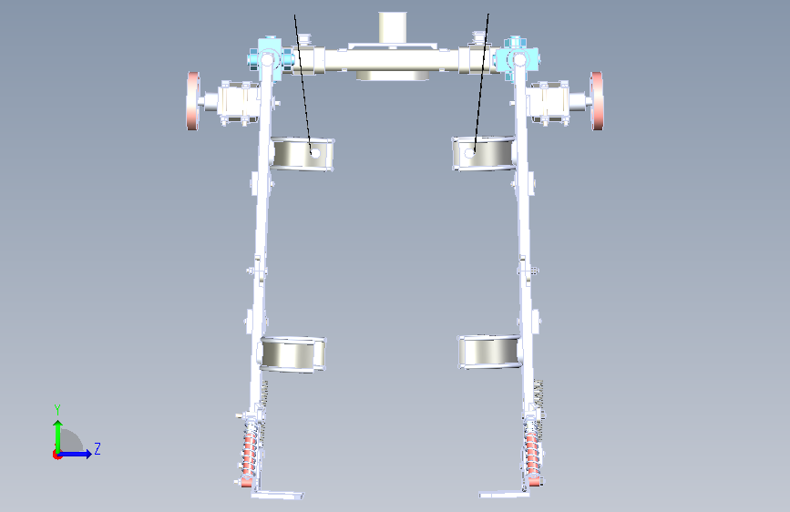 Exoskeleton V2外骨骼 左侧视图