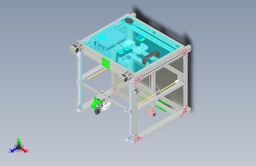 CoreXY 3D 打印机 350x350mm