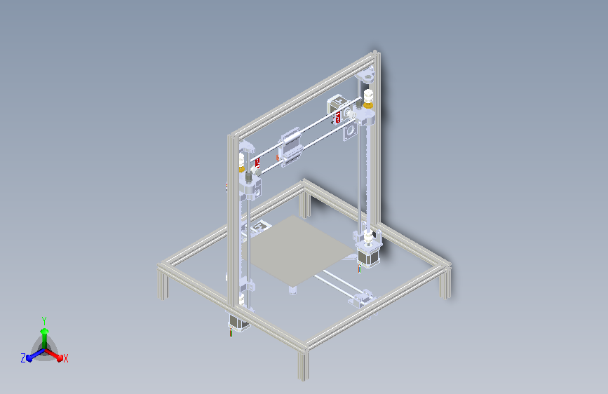 基于Prusa型铝框的3D打印机设计