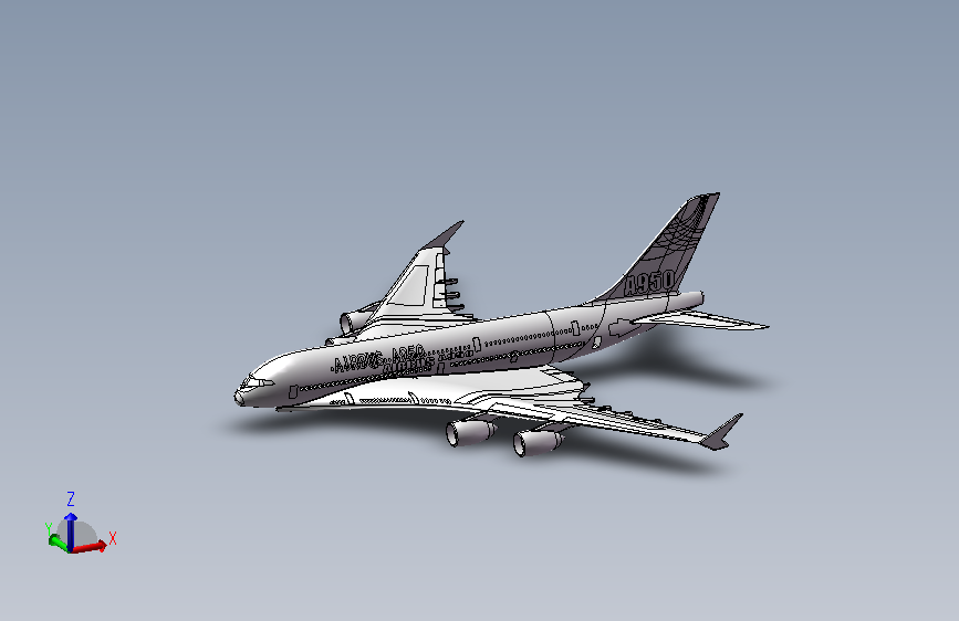 空客A950客机